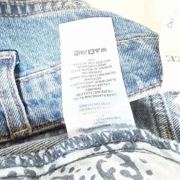 FREE PEOPLE Come as You Are Denim Maxi Skirt Size 8 Dark Indigo - Picture 8 of 9